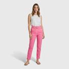 Calça Feminina em Sarja com Cinto Encapado Calça Feminina em Sarja com Cinto Encapado