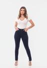 Calça feminina em Sarja com elastano 7897 Azul Marinho