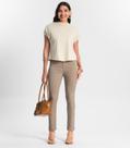 Calça Feminina Em Sarja Rovitex Marrom