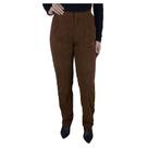 Calça Feminina Facinelli By Mooncity Reta Suede Marrom - 24