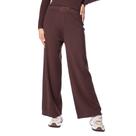 Calça Feminina Facinelli Pantalona Canelado Marrom Escuro Calça Feminina Facinelli Pantalona Canelado Marrom Escuro