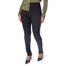 Calça Feminina Facinelli Skinny Cintura Média Liso Preto