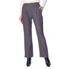 Calça Feminina Facinelli Wide Leg Alfaiataria Cinza Escuro