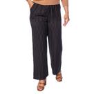 Calça Feminina Facinelli Wide Leg Cintura Alta Preto
