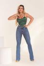 Calça feminina flare 7393