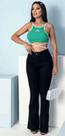 Calça Feminina Flare Preta - 207