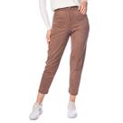 Calça Feminina Giraffe Slim em Suede Marrom
