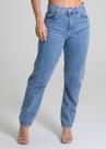 Calça Feminina Jeans Barrel Sawary Premium Original Cintura Alta Moda 279667