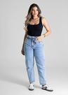 Calça Feminina Jeans Barrel Sawary Premium Original Cintura Alta Moda 281280