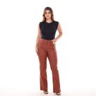 Calça feminina Jeans Básica Boca Larga Bootcut Moda Classica