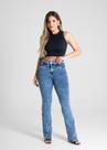 Calça Feminina Jeans Bootcut Sawary Premium Original Cintura Alta Moda 281082