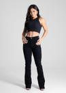 Calça Feminina Jeans Bootcut Sawary Premium Original Cintura Alta Moda Blogueira 281249