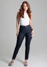 Calça Feminina Jeans Cigarrete Petit Sawary Premium Original Cintura Alta Moda Blogueira 266150
