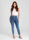 Calça Feminina Jeans Cigarrete Sawary Premium Original Cintura Alta Moda 281625