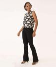 Calça Feminina Jeans Flare Cintura Alta-16319