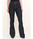 Calça Feminina Jeans Flare Com Cinto L1/2 Razon Jeans Calça Feminina Jeans Flare Com Cinto L1/2 Razon Jeans