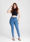 Calça Feminina Jeans Levanta Bumbum Sawary Premium Original Cintura Alta Moda Blogueira 280782