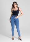 Calça Feminina Jeans Modela Bumbum Sawary Premium Original Cintura Alta Lycra 281219