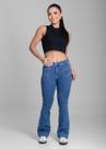 Calça Feminina Jeans Petit Sawary Premium Original Cintura Alta Moda 282045 Calça Feminina Jeans Petit Sawary Premium Original Cintura Alta Moda 282045