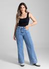 Calça Feminina Jeans Petit Sawary Premium Original Cintura Alta Moda Blogueira 281402