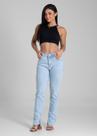 Calça Feminina Jeans Reta Sawary Premium Original Cintura Alta Moda 282376 Calça Feminina Jeans Reta Sawary Premium Original Cintura Alta Moda 282376