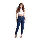 Calça Feminina Jeans Sawary Mom Moderna Estilosa Empoderada
