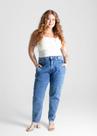 Calça Feminina Jeans Skinny Sawary Plus Size Premium Original Cintura Alta Lycra Moda Blogueira 280797