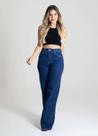 Calça Feminina Jeans Wide Leg Sawary Premium Original Cintura Alta 280200