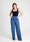 Calça Feminina Jeans Wide Leg Sawary Premium Original Cintura Alta 280923