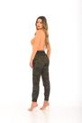 Calça Feminina Jogger Elástico Perna Cintura Cós Alto Calça Feminina Jogger Elástico Perna Cintura Cós Alto