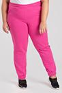 Calça Feminina Jogger Plus Size em Moletom Peluciada Bolsos Laterais - Serena