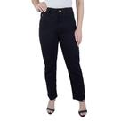 Calça Feminina Lado Avesso Jeans New Straight Preta - L1240