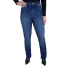 Calça Feminina Lado Avesso Jeans Reta L127241