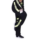 Calça Feminina Larga Cargo Recortes Bolsos Visco Crepe Ecocel Cós Ajustável Orbis - Amarelo Neon, G Calça Feminina Larga Cargo Recortes Bolsos Visco Crepe Ecocel Cós Ajustável Orbis - Amarelo Neon, G