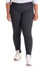 Calça Feminina Legging em Malha Jacquard Calça Feminina Legging em Malha Jacquard