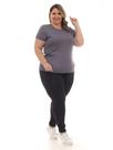 Calça Feminina Legging Plus Size Cintura Alta Suplex Academia Fitness