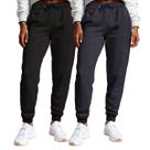 Calça Feminina Moletom Flanelada Slim Bolsos Algodão Kit 2 Calça Feminina Moletom Flanelada Slim Bolsos Algodão Kit 2