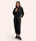 Calça Feminina Moletom Jogger Básico Endless Preto