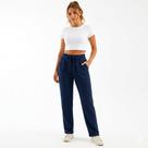 Calça Feminina Moletom Pantalona Wide Leg Moda Gringa