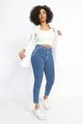 Calça Feminina Mom Biotipo Jeans