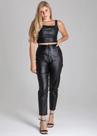 Calça Feminina Mom Sawary Resinada 276498