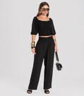 Calça Feminina Pantalona Dianna Preto