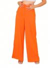 Calça Feminina Pantalona Duna Alfaiataria Social com Elastico Cós alto G1 G2 G3 Moda Wide Leg Cintu
