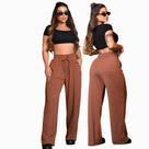 Calça Feminina Pantalona Lanzinha de Alta Qualidade Tamanho G Conforto e Estilo