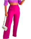 Calça Feminina Pantalona Tecido Duna Verão Top 2023