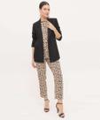Calça Feminina Reta Alfaiataria Animal Print Marisa-66012