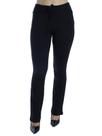 Calça Feminina Reta Moletinho Elastano Confort Preto Calça Feminina Reta Moletinho Elastano Confort Preto