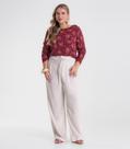 Calça Feminina Reta Secret Glam Bege