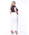 Calça Feminina Sarja Plus Mom Razon Jeans