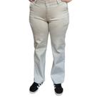 Calça Feminina Sarja Semi Social Reta Shyros Bege